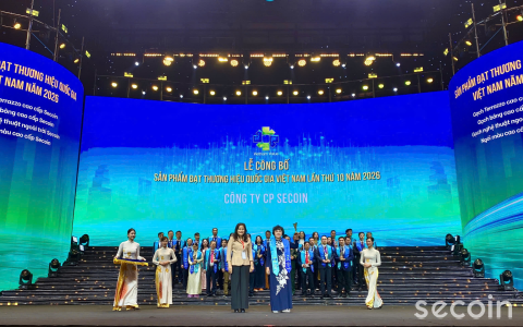 Secoin vinh dự đón nhận danh hiệu Thương hiệu Quốc gia Việt Nam 2026–2028